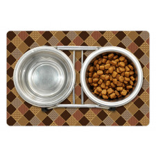 Classic Lozenge Pattern Pet Mat