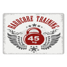 Vintage Gym Emblem Pet Mat