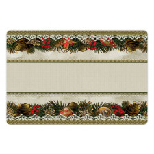 Vintage Ornate Nature Pet Mat