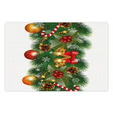 Noel Tree Ornaments Pet Mat