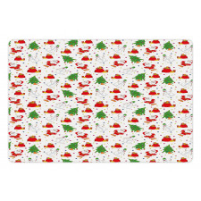 Xmas Tree Santa Claus Pet Mat