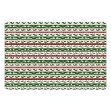 Reindeers Borders Pet Mat