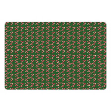 Candy Canes Pet Mat