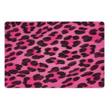 Vibrant Leopard Skin Pet Mat