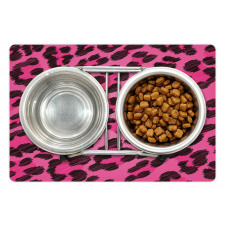 Vibrant Leopard Skin Pet Mat