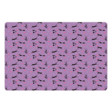 Little Kittens Hearts Pet Mat