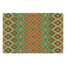 Mosaic Folkloric Ethnic Pet Mat