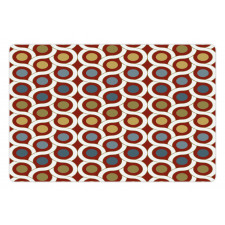 Circles Curvy Lines Pet Mat