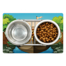 Floating Boat with Animals Pet Mat