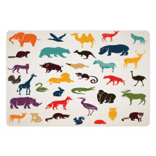 Silhouettes Safari Pet Mat