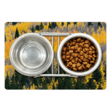 Colorful Aspen Trees USA Pet Mat