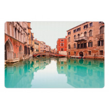 Water Canal Bridge Boat Pet Mat