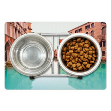 Water Canal Bridge Boat Pet Mat