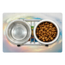 Vibrant Planet Continents Pet Mat