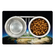 Russia from Space Sky Pet Mat