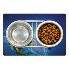 United States in Space Pet Mat