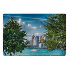 Summer Afternoon River Pet Mat