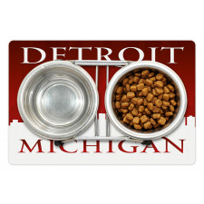 Michigan City Letters Pet Mat