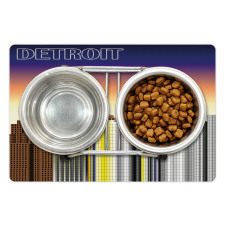 Retro Style Metropolis Pet Mat