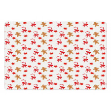 Candy Red Star Pet Mat