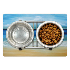 Tropical Sandy Beach Pet Mat