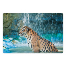 Feline Animal in Pond Pet Mat