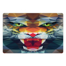 Abstract Portrait Animal Pet Mat