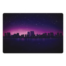 City Skyline Urban Life Pet Mat