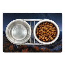 Italy Mountains Milky Way Pet Mat