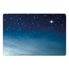 Ombre Sky Universe Cosmos Pet Mat