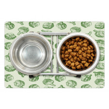 Green and Fresh Food Pet Mat