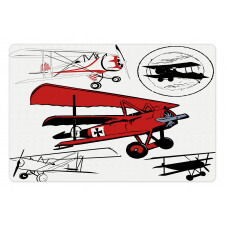 Biplanes Set Pet Mat