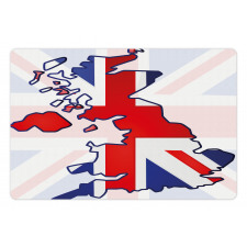 Country Map Flag Pet Mat