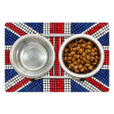 Mosaic British Flag Pet Mat