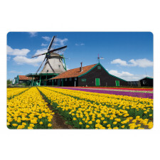 Dutch Tulips Country Pet Mat