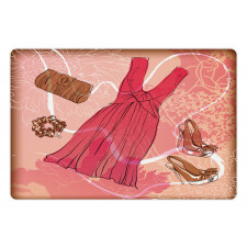 Floral Pink Pet Mat