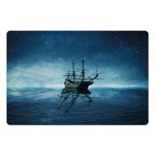 Night Sky Ocean Pet Mat