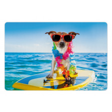 Dog in the Ocean Pet Mat