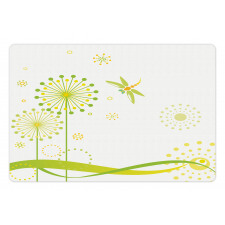 Spring Dandelion Art Pet Mat