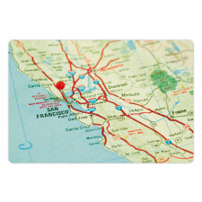 San Francisco Area Vintage Pet Mat