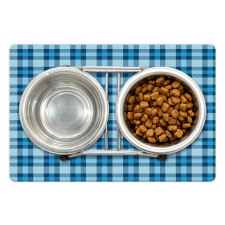 Picnic Tile in Blue Pet Mat