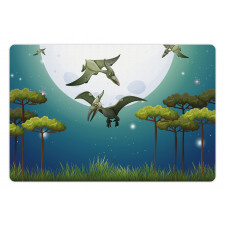 Flying Cartoon Animals Pet Mat