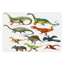 Jurassic Composition Pet Mat