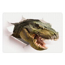 Dino Tears up Paper Pet Mat