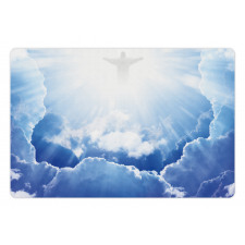 Ethereal Blue Sky Pet Mat