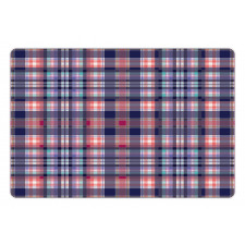 Pink and Blue Tones Pet Mat