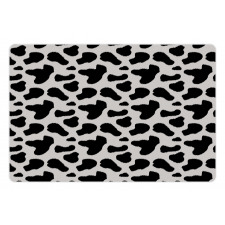 Cow Hide Black Spots Pet Mat