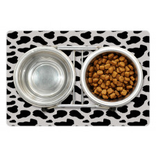 Cow Hide Black Spots Pet Mat