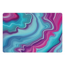 Abstract Color Formation Pet Mat
