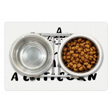 Humorous Writing Pet Mat